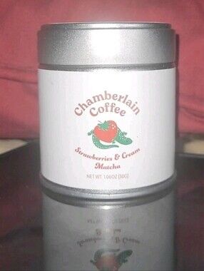 Chamberlain Strawberries & Cream Matcha Organic Ceremonial Grade A 1.06oz